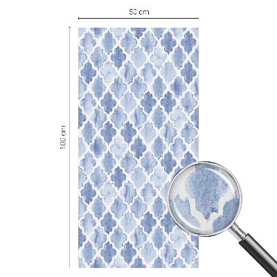 Fensterfolie Sichtschutz Eleganz in Aquarell.