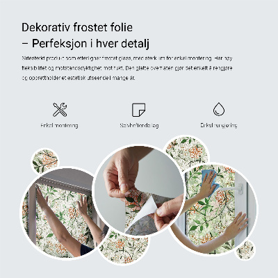 Folie für Fenster blickdicht Vögel Natur