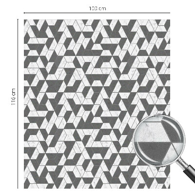 Sichtschutzfolie Fenster Buntglasoptik Geometrische Illusionen