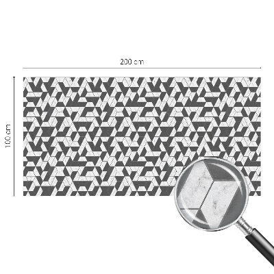 Sichtschutzfolie Fenster Buntglasoptik Geometrische Illusionen