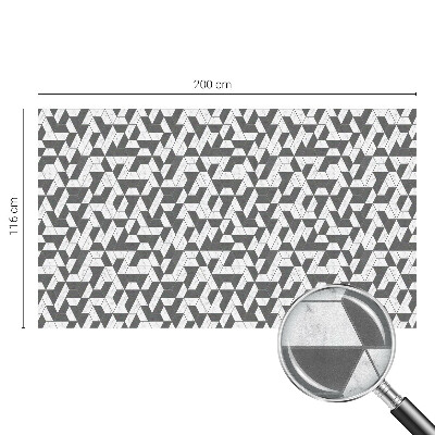 Sichtschutzfolie Fenster Buntglasoptik Geometrische Illusionen