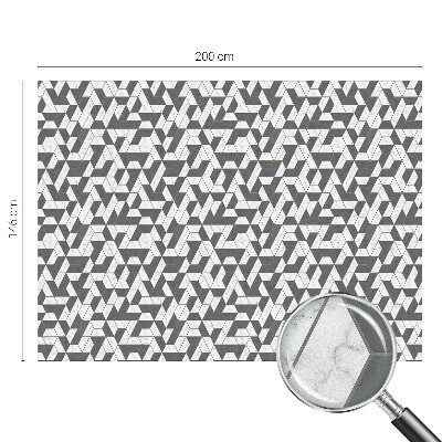 Sichtschutzfolie Fenster Buntglasoptik Geometrische Illusionen