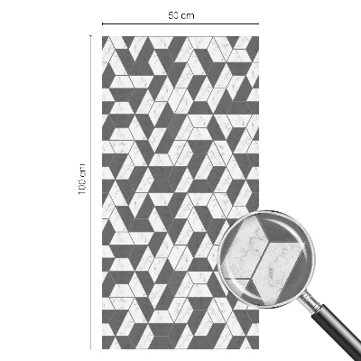 Sichtschutzfolie Fenster Buntglasoptik Geometrische Illusionen