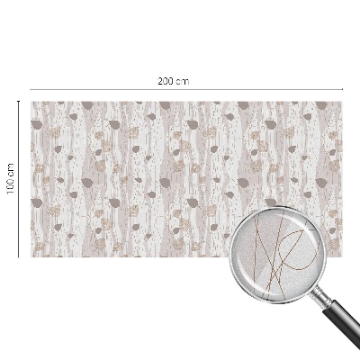 Sichtschutz Klebefolie Buntglasoptik Elegante Blätter