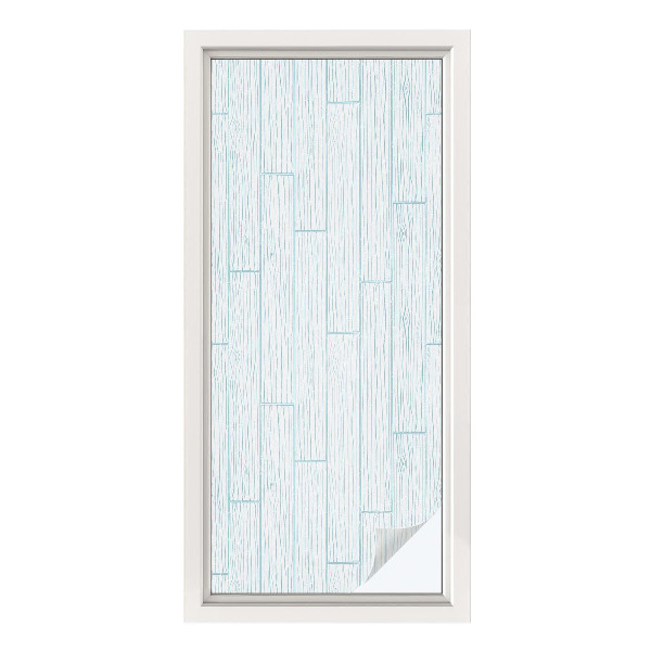 Sichtschutzfolie Fenster Buntglasoptik Holzmuster