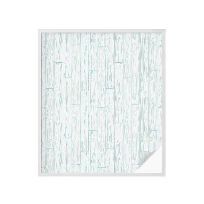 Sichtschutzfolie Fenster Buntglasoptik Holzmuster