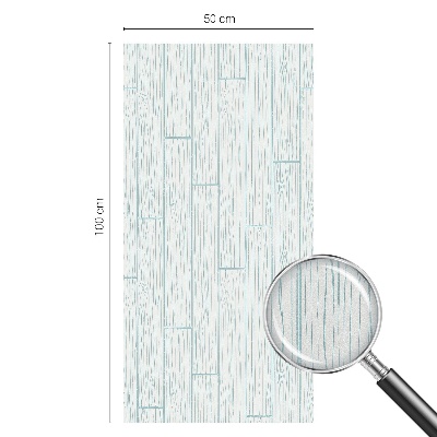 Sichtschutzfolie Fenster Buntglasoptik Holzmuster