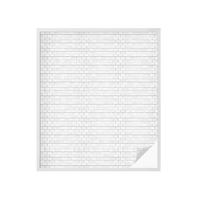 Klebefolie Fenster Sichtschutz Ziegeltextur