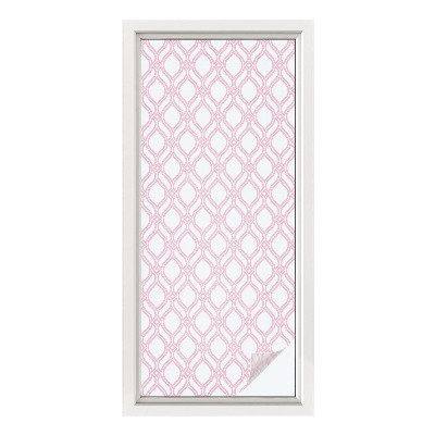 Fensterfolie Sichtschutz Rosa Linien