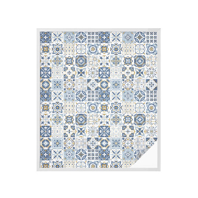 Sichtschutz Klebefolie Buntglasoptik Mosaikfliesen