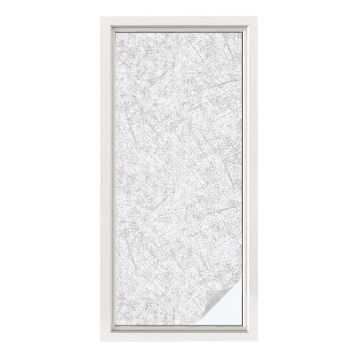 Klebefolie Fenster Sichtschutz Holzstruktur