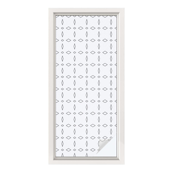 Fensterfolie Sichtschutz Rautenformen