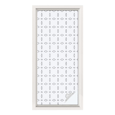 Fensterfolie Sichtschutz Rautenformen