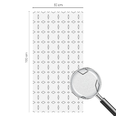 Fensterfolie Sichtschutz Rautenformen