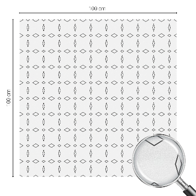 Fensterfolie Sichtschutz Rautenformen
