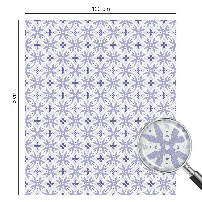 Sichtschutz Klebefolie Buntglasoptik Lila Muster