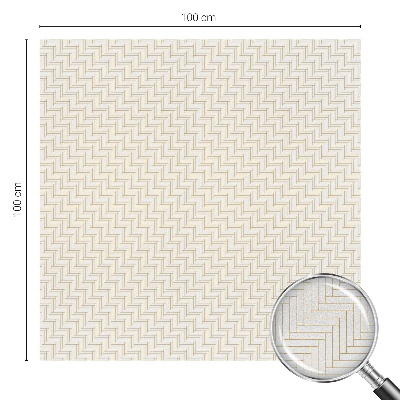 Sichtschutzfolie Fenster Buntglasoptik Eleganz im Fischgrätmuster