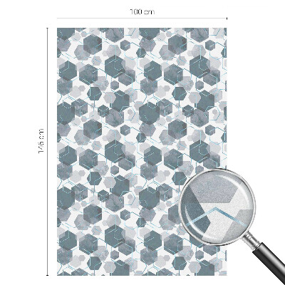 Fensterfolie Sichtschutz Geometrische Sechsecke