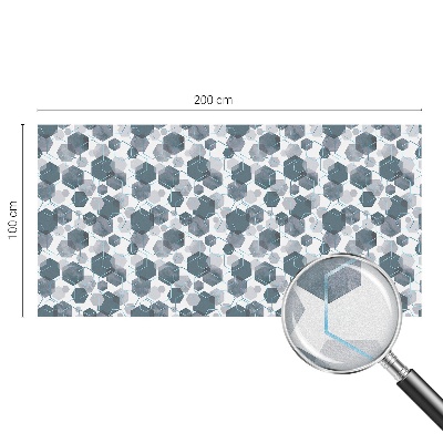 Fensterfolie Sichtschutz Geometrische Sechsecke