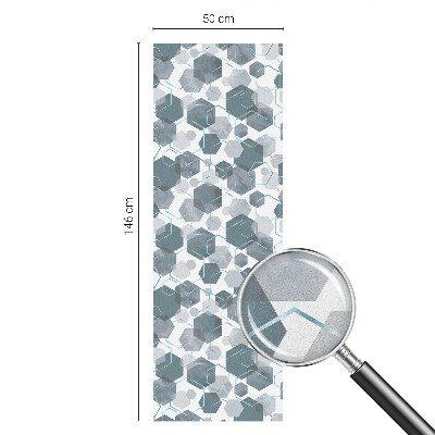 Fensterfolie Sichtschutz Geometrische Sechsecke
