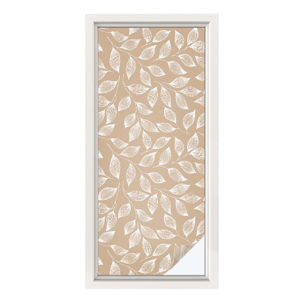 Klebefolie Fenster Sichtschutz Blätter Natur