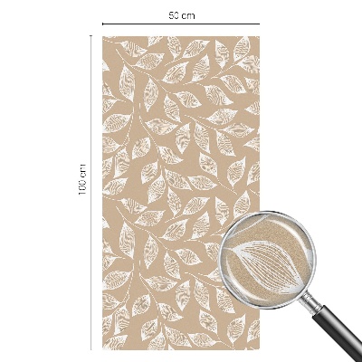 Klebefolie Fenster Sichtschutz Blätter Natur