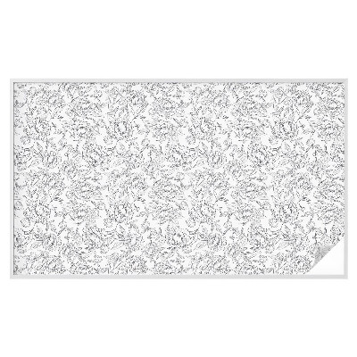 Folie für Fenster blickdicht Blumenmotiv