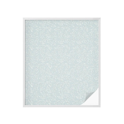 Sichtschutzfolie Fenster Buntglasoptik Eichenblätter