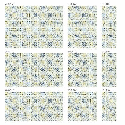 Sichtschutzfolie Fenster Buntglasoptik Klassische Fliesen