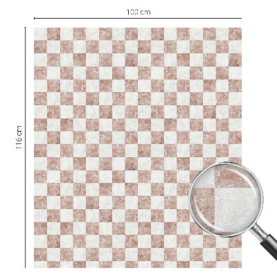 Fensterfolie Sichtschutz Klassisches Schachbrett