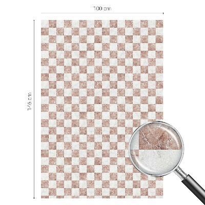 Fensterfolie Sichtschutz Klassisches Schachbrett