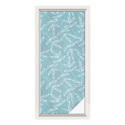 Klebefolie Fenster Sichtschutz Laubige Eleganz