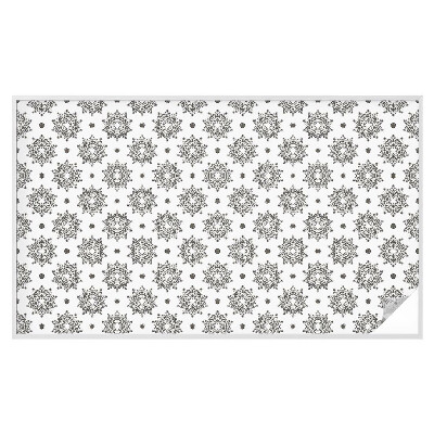 Sichtschutzfolie Fenster Buntglasoptik Klassische Rosetten