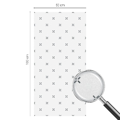 Folie für Fenster blickdicht Geometrische Kreuze
