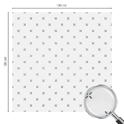 Folie für Fenster blickdicht Geometrische Kreuze