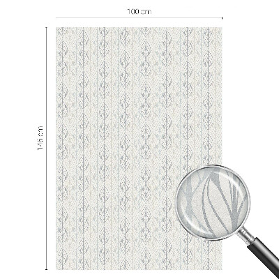 Sichtschutz Klebefolie Buntglasoptik Blattmuster