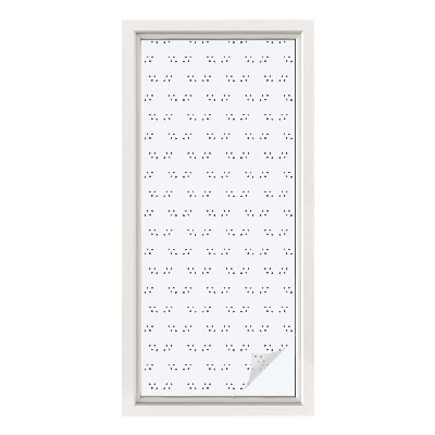 Klebefolie Fenster Sichtschutz Punktmuster