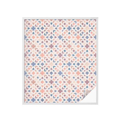 Sichtschutzfolie Fenster Buntglasoptik Bunte Muster