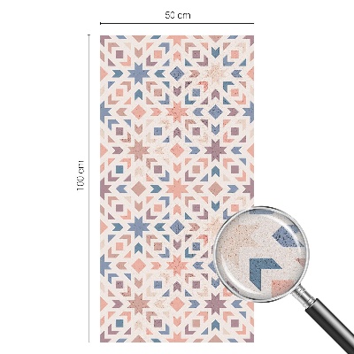 Sichtschutzfolie Fenster Buntglasoptik Bunte Muster