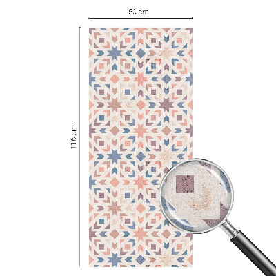 Sichtschutzfolie Fenster Buntglasoptik Bunte Muster