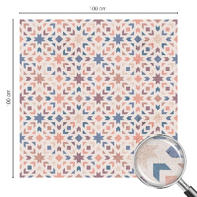 Sichtschutzfolie Fenster Buntglasoptik Bunte Muster