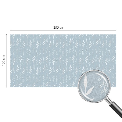 Sichtschutz Klebefolie Buntglasoptik Pflanzenmuster