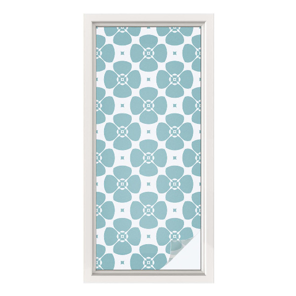 Klebefolie Fenster Sichtschutz Blumensymmetrie