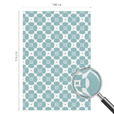 Klebefolie Fenster Sichtschutz Blumensymmetrie