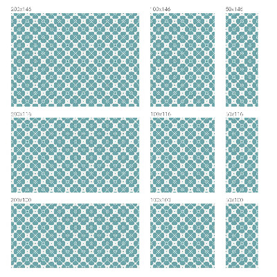 Klebefolie Fenster Sichtschutz Blumensymmetrie