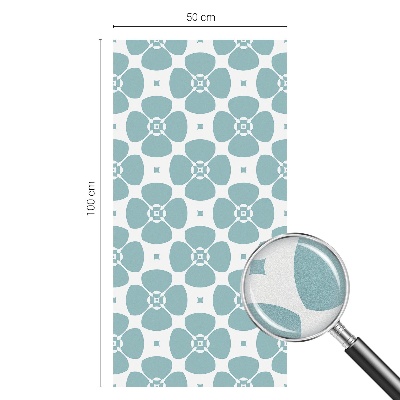 Klebefolie Fenster Sichtschutz Blumensymmetrie