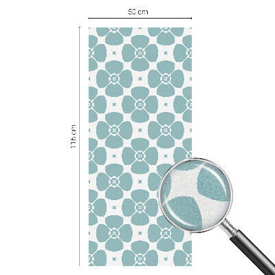 Klebefolie Fenster Sichtschutz Blumensymmetrie