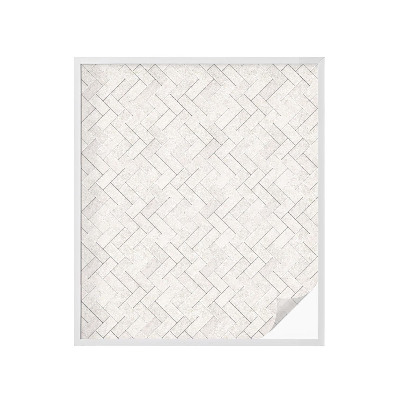 Sichtschutz Klebefolie Buntglasoptik Fischgrätmuster