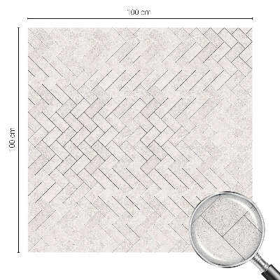 Sichtschutz Klebefolie Buntglasoptik Fischgrätmuster