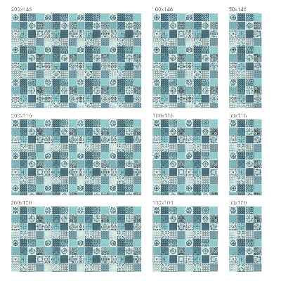 Sichtschutzfolie Fenster Buntglasoptik Boho-Fliesen